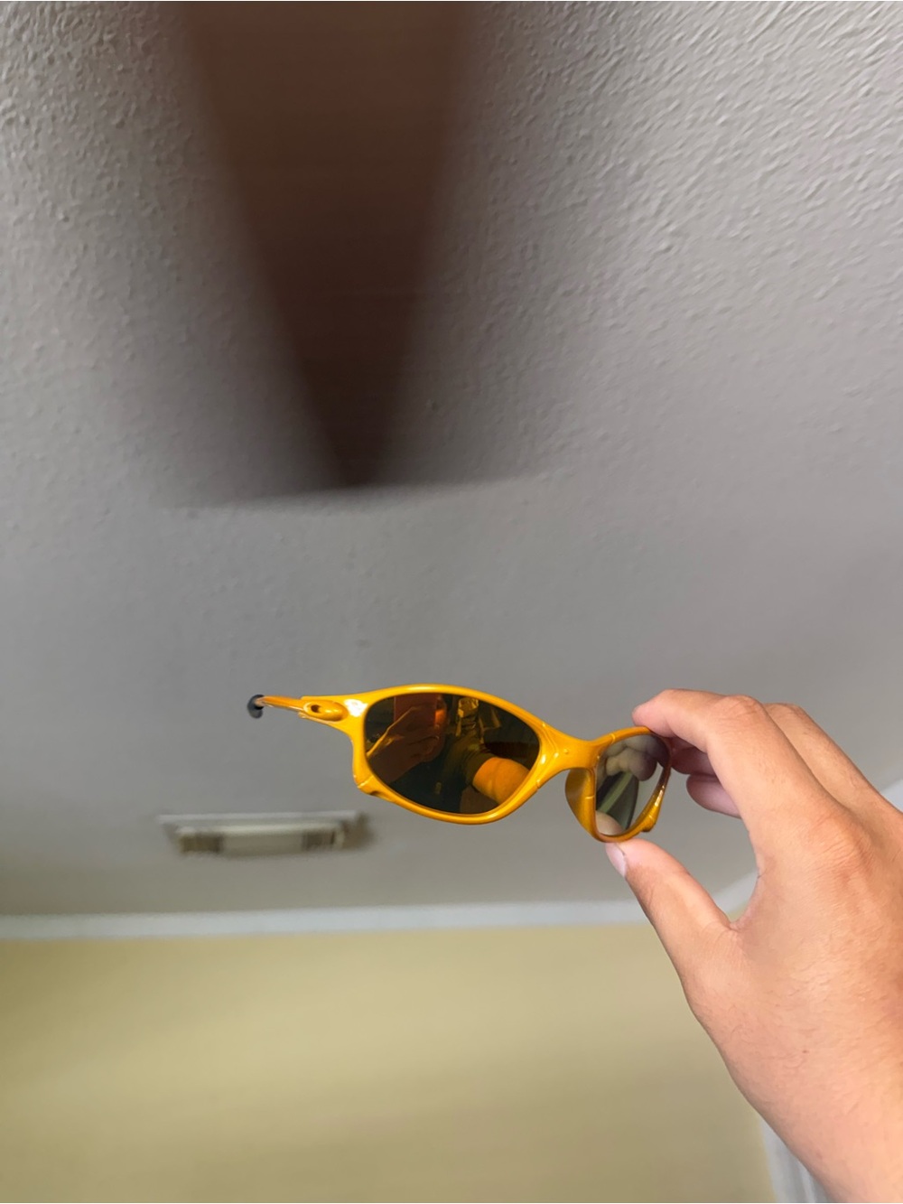 Yellow Retro Oval Sunglasses Oakley